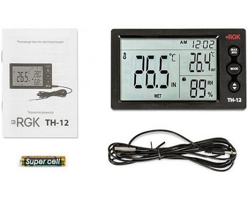 Измеритель влажности RGK TH-12 с поверкой 779272