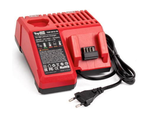 Зарядное устройство TopON Milwaukee M12-18 12V-18V TOP-M12-18