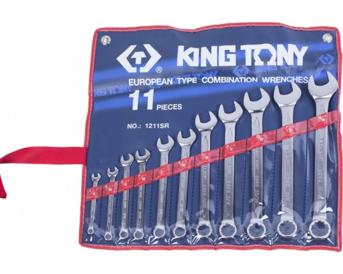 Набор ключей комбинированных KING TONY 1211SR, 11 предметов