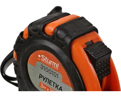 Рулетка Sturm 3 100 101, 3 м х 16 мм, 3100101
