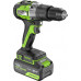 Дрель-шуруповерт аккумуляторная GREENWORKS GD24DD60 ударная, 24V, АКБ 4Ач и ЗУ 3704107CUB