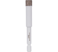 Сверло алмазное DIAM 10x35x1/4 HEX-E Extra Line V-TECH (в спекание) 320327