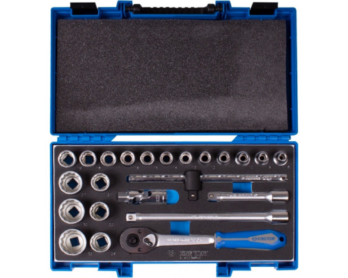 Набор головок 1/2" KING TONY 4023MRV01 8-32 мм, 23 предмета