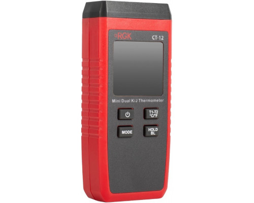 Измеритель температуры контактный RGK CT-12 с поверкой, комплект TR-10A и TR-10W