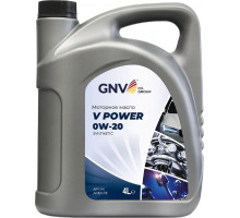 Масло моторное GNV V POWER 0W20 4 л GVP1020454040130020004