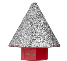 Фреза алмазная DLT 0512 конусная Ceramic Cone Pro, 2-38мм