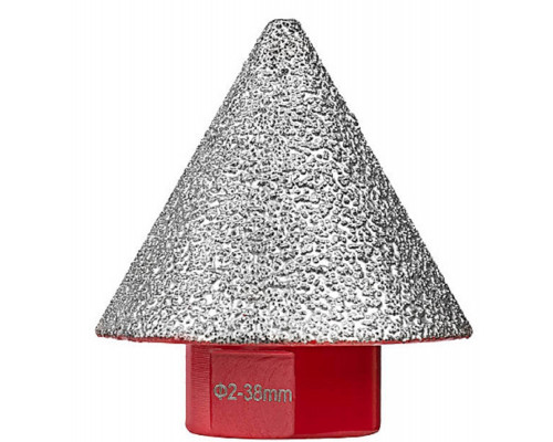Фреза алмазная DLT 0512 конусная Ceramic Cone Pro, 2-38мм