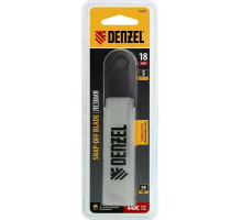 Лезвие для ножа Denzel 79307 18 мм, нерж. сталь 440, 0,5 мм, 5 шт