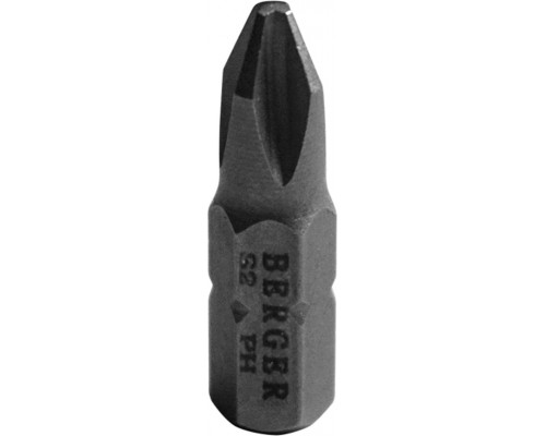 Бита для заворачивания BERGER BG2366 PH1x25мм, 2 шт, S2