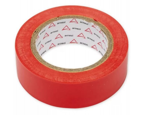 Изолента ARNEZI R8030502 ПВХ 19 мм x10 м толщина 130 мик, красная