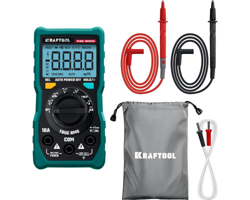 Мультиметр цифровой KRAFTOOL KM-500 59856