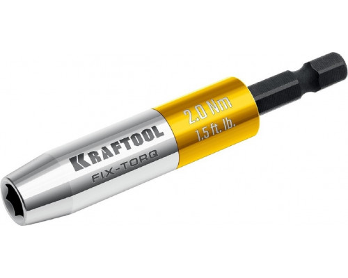 Магнитный держатель KRAFTOOL FIX-TORQ 2.0 для бит, динамометрический 64035-2.0