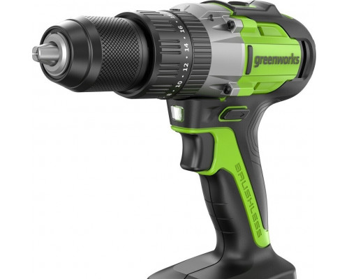 Дрель-шуруповерт аккумуляторная GREENWORKS GD24DD60 ударная, 24V, АКБ 4Ач и ЗУ 3704107CUB