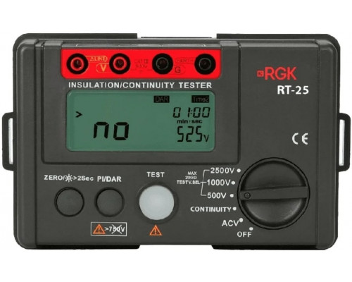 Измеритель сопротивления изоляции RGK RT-25 776523