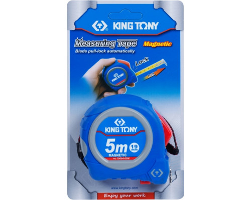 Рулетка KING TONY 5.0 м с магнитным крюком 79094-05M
