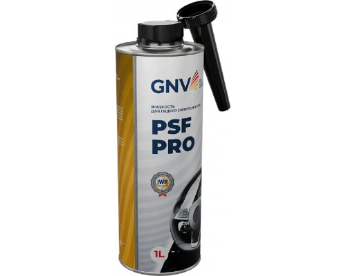 Жидкость гидроусилителя руля GNV PSF Pro синтетическая 1 л (металл. канистра) GPL1M26504218411100001