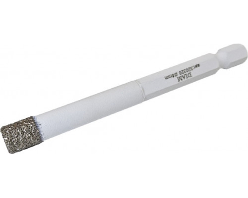 Сверло алмазное DIAM 8x35x1/4 HEX-E Extra Line V-TECH (в спекание) 320326