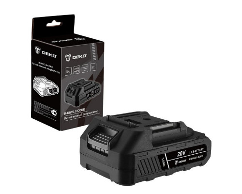 Аккумуляторная батарея DEKO 20V 3.0Ah Li-ion CORE R-UNV 083-1014