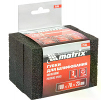 Губка шлифовальная MATRIX 75705 100х70х25 мм мягкая, 3 шт