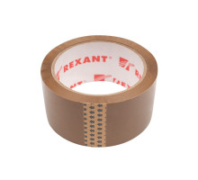 Скотч REXANT 09-4212 (уп. 6 штук ) упаковочный 48 ммх50 мкм, коричневый (рулон 66 м) 09-4212