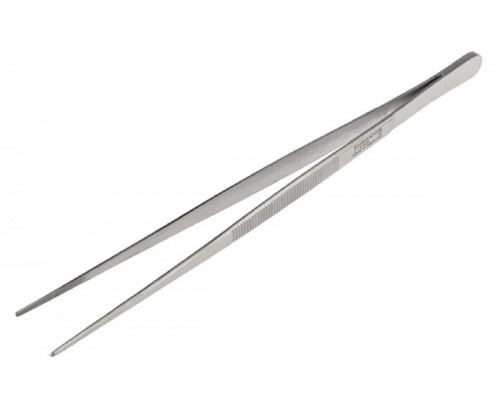 Пинцет REXANT 12-0347 прямой рифленый 200мм ПРОФИ