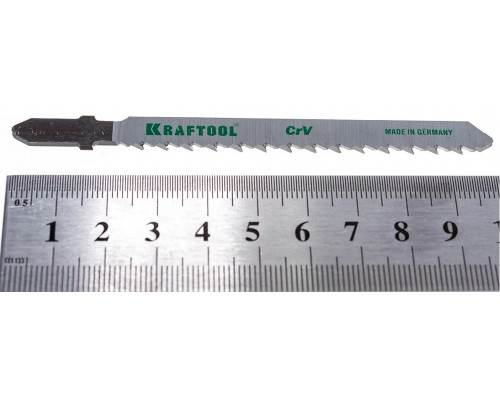 Пилки по дереву KRAFTOOL T101BR обратный рез, шаг 2,5мм, 75мм, 2 шт. 159516-2,5