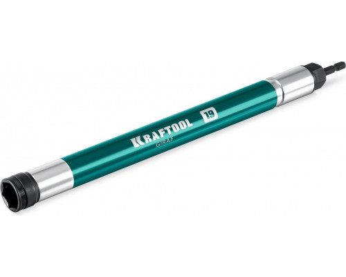 Бита для заворачивания KRAFTOOL 26197-19 GIRAF 19 мм (М12), 285 мм, ударная с торцовой головкой 26197-19