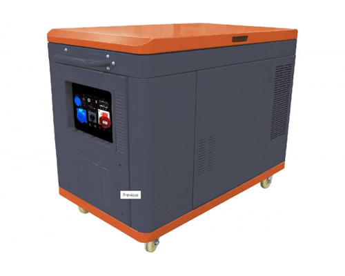 Генератор бензиновый ZONGSHEN QB 12003 E в кожухе 1T90DFQ10
