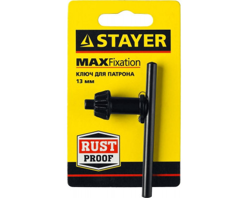 Ключ для патрона STAYER MASTER дрели, 13мм 29057-13
