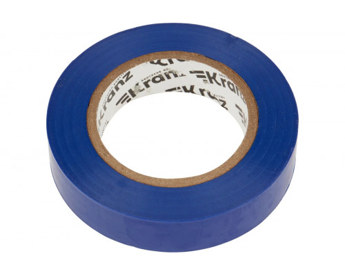 Изолента Kranz KR-09-2605 ПВХ 15 мм х20 м, синяя