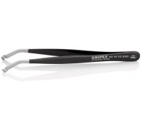 Пинцет KNIPEX KN-921602ESD позиционный ESD, 120 мм, гладкие губки 35°