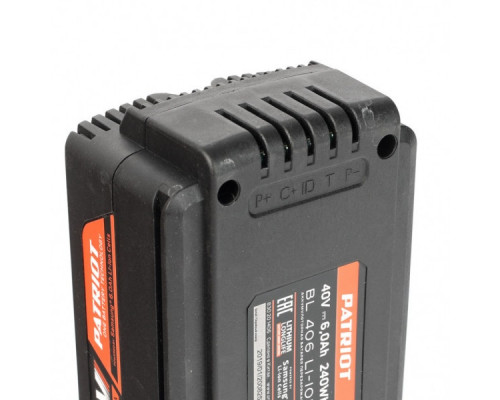 Аккумулятор PATRIOT 40.0V 6,0 Ач Li-ion BL 406 830201406
