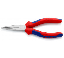 Длинногубцы KNIPEX KN-2505160SB с режущими кромками, 160 мм