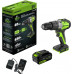 Дрель-шуруповерт аккумуляторная GREENWORKS GD24DD60 ударная, 24V, АКБ 4Ач и ЗУ 3704107CUB