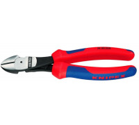 Бокорезы KNIPEX KN-7402200SB особо мощные, 200 мм, 2-комп. ручки