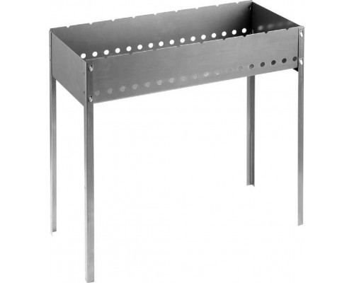 Мангал GRINDA 427783 сборный Barbecue, 700х300х700 мм, сталь