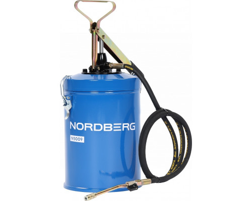 Ручной маслораздатчик NORDBERG N5009 для густой смазки 8 л