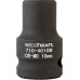 Ударная головка 6-гранная 1/2" WiederKraft WDK-710-4010, 10 мм