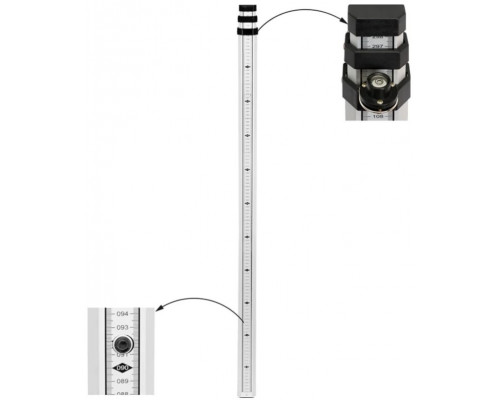 Рейка геодезическая RGK TS-4 с поверкой