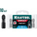 Биты KRAFTOOL 26193-3-25-S10 ударные Impact PZ 3, 25 мм, 10 шт.