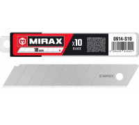 Лезвие для ножа Mirax MX-18 сегментированные, 18 мм, 10 шт. 0914-S10