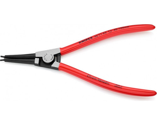 Щипцы KNIPEX KN-4611A3SB для внешних стопорных колец, прямые губки, ø 40-100 мм