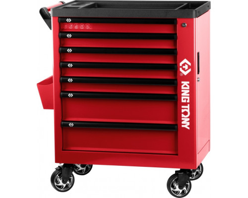 Тележка инструментальная KING TONY PROFESSIONAL 7 выдвижных ящиков красная 87G38-7B