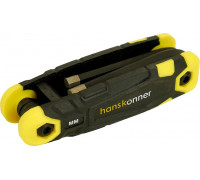 Набор ключей шестигранных HANSKONNER HK1045-04-8H s2 8шт 1,5-8мм, склад. кейс