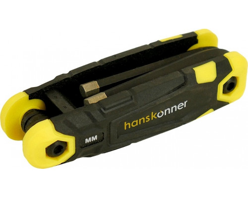 Набор ключей шестигранных HANSKONNER HK1045-04-8H S2, 8 шт., 1,5-8 мм, в складном кейсе