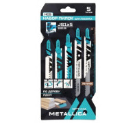 Набор пилок METALLICA Optima №1 по дереву: T144D/T101B/T101BR/T119B/T101AO, 5шт 908136