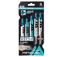Набор пилок METALLICA Optima №1 по дереву: T144D/T101B/T101BR/T119B/T101AO, 5шт 908136