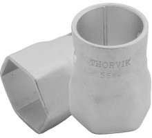 Ключ трубчатый THORVIK BS6P55 ступичный шестигранный, 55 мм 053746