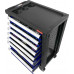 Тележка инструментальная WORKPRO WP285002B, 7 ящиков с 9 ложементами
