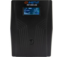 Источник бесперебойного питания ЭНЕРГИЯ 2000 LCD USB компьютерный Е0201-0370
